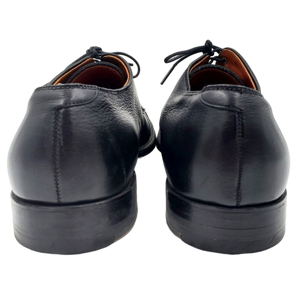 Alden USA New England Dress Shoes Men's 13B Black Leather Cap-toe Bluchers Derby - Picture 7 of 14